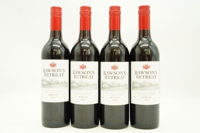 (4) 2022 Rawson's Retreat Merlot, South Australia