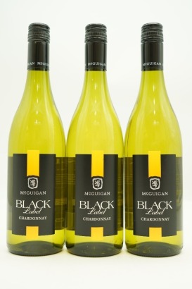 (3) 2022 McGuigan Black Label Chardonnay, Australia