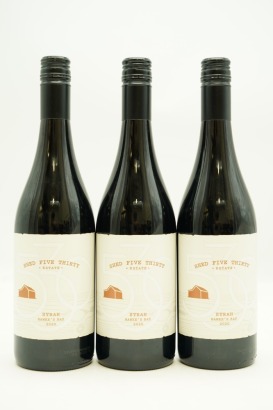 (3) 2020 Shed Five Thirty 530 Syrah, Hawke's Bay