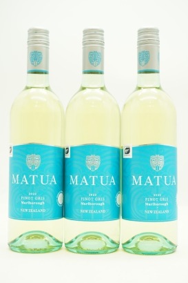 (3) 2022 Matua Valley Pinot Gris, Marlborough