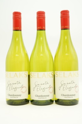 (3) Selaks Essential Selection 'Smooth & Elegant' Chardonnay, Australia