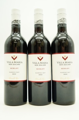 (3) 2022 Villa Maria Private Bin Merlot, Hawke's Bay
