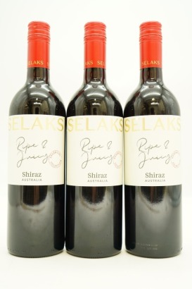 (3) Selaks Essential Selection 'Ripe & Juicy' Shiraz, Australia