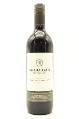 (1) 2021 McGuigan Private Bin Cabernet - Merlot, South Eastern Australia