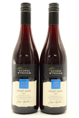 (2) 2021 George Wyndham Bin 333 Pinot Noir, South Eastern Australia