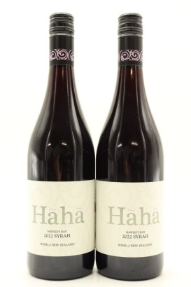 (2) 2022 Haha Wine Syrah, Hawke's Bay