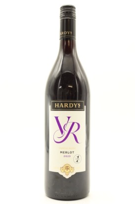 (1) 2023 Hardy's 'VR' Varietal Range Merlot, South Eastern Australia, 1000ml