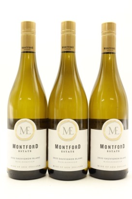 (3) 2022 Montford Estate Sauvignon Blanc, Marlborough