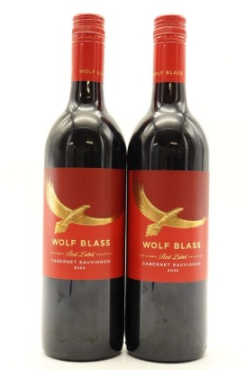 (2) 2022 Wolf Blass Red Label Cabernet Sauvignon, South Australia