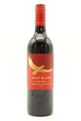 (1) 2021 Wolf Blass Red Label Cabernet Sauvignon, South Eastern Australia