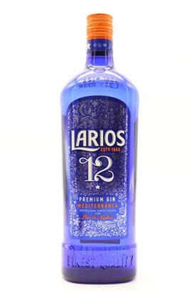 (1) Larios 12 Premium Gin, Spain, 40% ABV, 1000ml