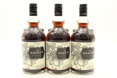 (3) The Kraken Black Spiced Rum, Caribbean, 40% ABV