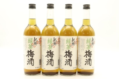 (4) Nakano Green Tea Umeshu Plum Wine, 12% ABV, 720ml