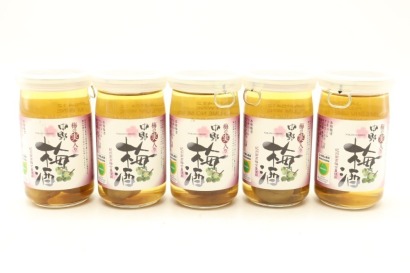 (5) Nakano Umeshu Cup With Fruit, 14% ABV, 160ml