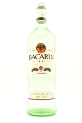 (1) Bacardi Carta Blanca Superior White Rum, Puerto Rico, 40% ABV, 3000ml
