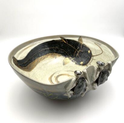 A Japanese Meiji Period Ceramic Bowl
