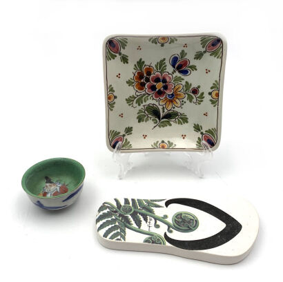 Ceramic Cup, Saucer and Ornaments