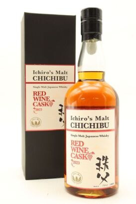 (1) Chichibu Red Wine Cask 2023 Single Malt Japanese Whisky, 50.5% ABV
