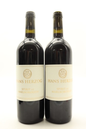 (2) 2016 Hans Herzog Family Estate 'Spirit of Marlborough' Merlot - Cabernet, Marlborough