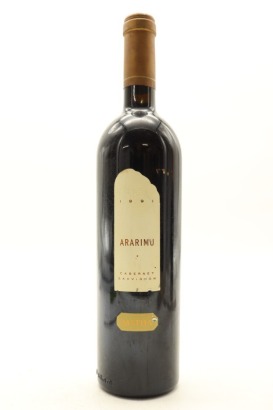 (1) 1991 Matua Valley Ararimu Cabernet Sauvignon, Hawke's Bay
