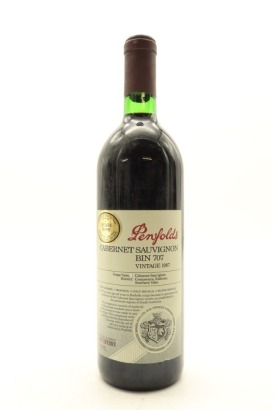 (1) 1987 Penfolds Bin 707 Cabernet Sauvignon, South Australia