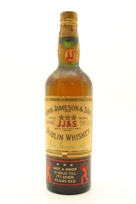 (1) John Jameson & Son 3 Star 7 Year Old Dublin Whiskey, Ireland, circa. 1960s