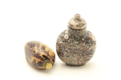 Two Chinese Jade Snuff Bottles-John Perry Collections