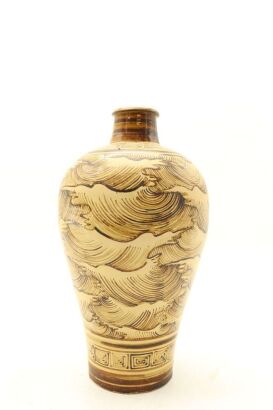 A Chinese Cizhou Kiln 'Waves' Meiping-John Perry Collections