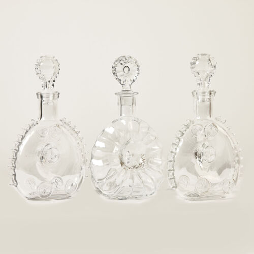 Three Crystal Decanters