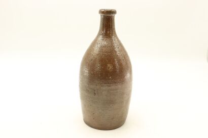 A Japanese Meiji-period Sauce-glazed Wine Bottle-John Perry Collections