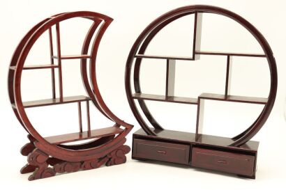 Two Chinese Rosewood Small Hundred Shelves-John Perry Collections