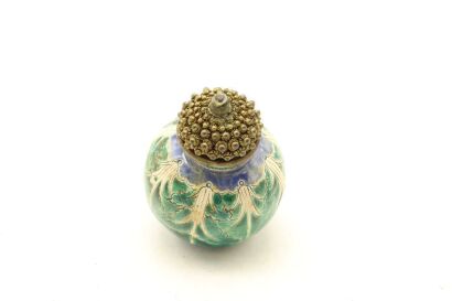 A Chinese Wucai 'Vegetable' Snuff Bottle-John Perry Collections