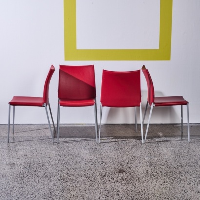 Eight 'Lia' Chairs by Zanotta