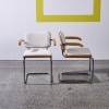 A Pair of New Zealand Made 'Cesca' Style Chairs - 2