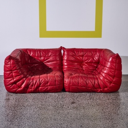 A Pair of Togo Corner Seats
