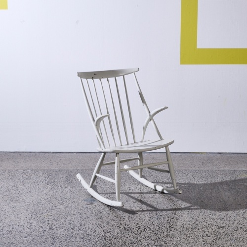 An Illum Wikkels&oslash; Rocking Chair for Niels Eilersen