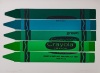 A Mickey Myers Green Crayola Silk Screen Print - 2