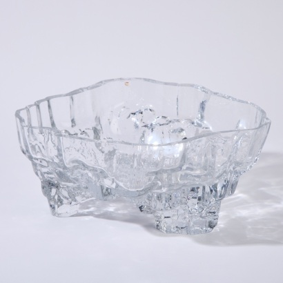 A Glass Footed Bowl by Tapio Wirkkala for Iittala