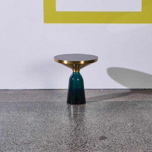 A Bell Side Table In Emerald Green by Sebastian Herkner for ClassiCon