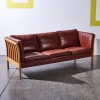 A 1970s Danish 3-Seater Cognac Leather Sofa - 2