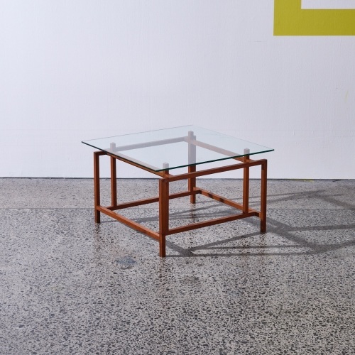 A Henning Norgaard Architectural Inspired Coffee Table for Komfort Mobler