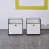 A Pair of USM Haller Modular Furniture Night Tables - 3