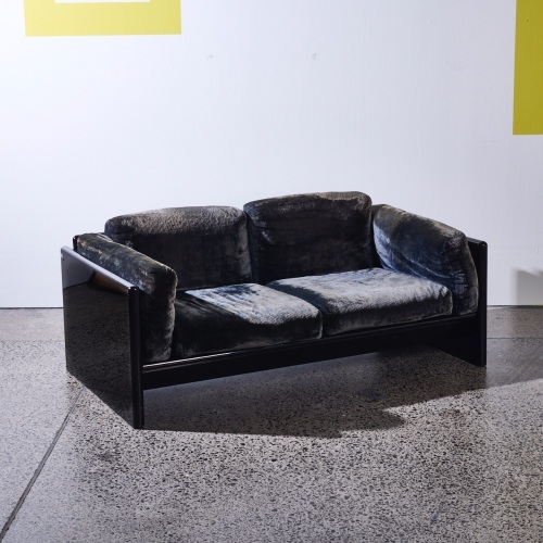A Vintage 'Simone' Lacquer Sofa by Dino Gavina for Studio Simon, Italy