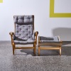 A 'Pernilla 69' Lounge Chair and Ottoman by Bruno Matthson for Dux - 2