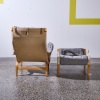 A 'Pernilla 69' Lounge Chair and Ottoman by Bruno Matthson for Dux - 4