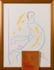 A Framed Wilhelm Freddie Print with Book - 3