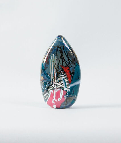 A Keith Grinter Handpainted Paperweight