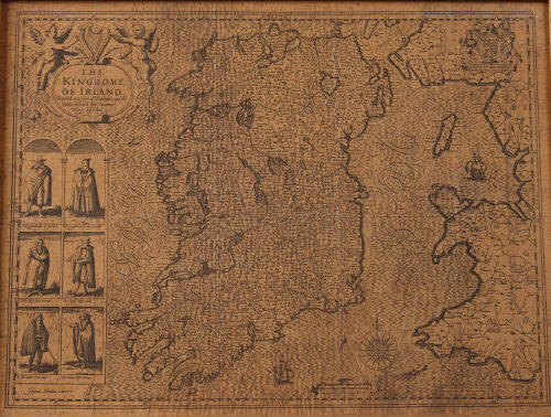 John Speed - Map of The Kingdom of Ireland in 1610