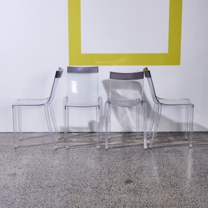 A Set of Six Hi-Line Chairs by Kartell