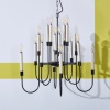 A 1960s American Modern 15-Light Chandelier by Lightolier, New York, USA